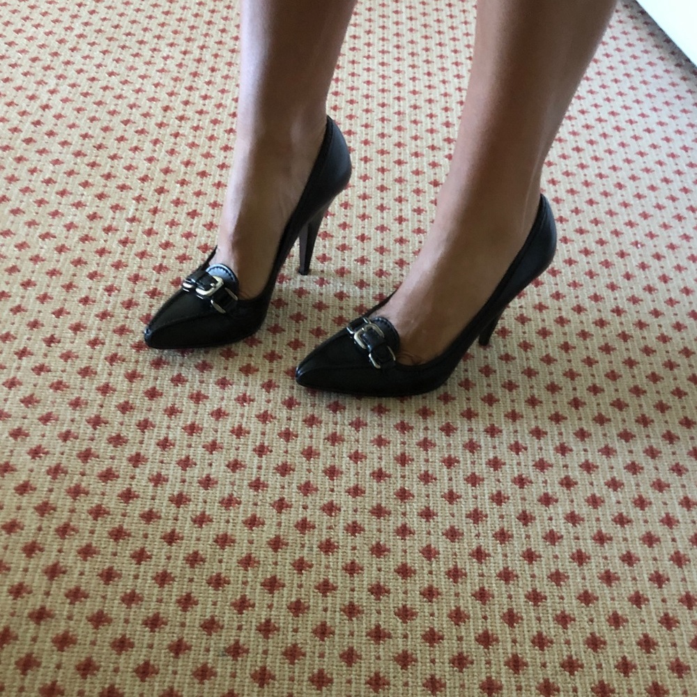 Prada Black Heels 36.5